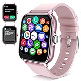Smartwatch Damen mit Telefonfunktion, Bluetooth Uhr Watch Fitness Tracker mit Whatsapp Funktion/Anruffunktion/28…