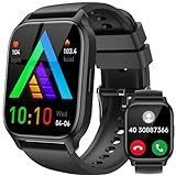 LLKBOHA Smartwatch Herren mit Telefonfunktion – 1,85 Zoll Touchscreen Smart Watch, 112+ Sportmodi IP68…