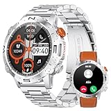 SIEMORL Smartwatch für Herren,1.43“AMOLED Touchscreen Smart Watch mit Bluetooth Anrufe,Herzfrequenzmonitor…