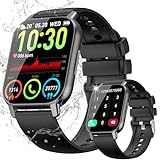 Csasan Smartwatch Herren mit Telefonfunktion, 1,85'' Zoll HD Voll Touchscreen Smart Watch mit Pulsuhr…