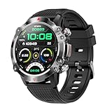 HENLSON Smartwatch Herren, 1,39 Zoll Touchscreen Smart Watch mit Telefonfunktion,100+Sportmodi IP67…