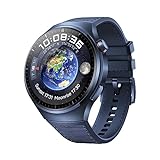 HUAWEI Watch 4 Pro, Gehäuse aus Raumfahrt-klassifizierter Titaniumlegierung & Saphirglas, ozeanblau,…
