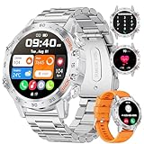SUNKTA Smartwatch Herren mit Telefonfunktion, 1,39" Fitness Tracker Armbanduhr mit Sprachassistent,…