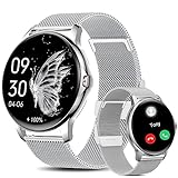 HOAIYO Smartwatch Damen mit Telefonfunktion, 1.32" Fitnessuhr Armbanduhren Herren Sportuhr mit Pulsmesser,…