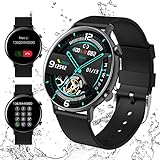 TOPCHANCES Smartwatch für Männer Frauen - Voller Touchscreen Fitness-Uhr mit Anrufannahme/Wahl Herzfrequenz…