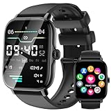 Smartwatch-Herren-Mit-Telefonfunktion - 1,85 Zoll Touchscreen Smart Watch, 111+ Sportmodi, IP68 Wasserdicht…