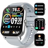 Aptkdoe Smartwatch Herren, 1.85 Zoll Voll Touch Screen Smart Watch mit Bluetooth Anrufe, 112 Sportmodi…