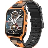 Naudug Smartwatch (Annehmen/Tätigen von Anrufen) für Männer und Frauen, 4,7 cm (1,83 Zoll) Touchscreen,…