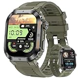 paazomu Smartwatch für Herren, 5,1 cm (2 Zoll), Smartwatch mit Anrufannahme, Herzfrequenzmesser/SpO2/Schlaf/Benachrichtigungen,…