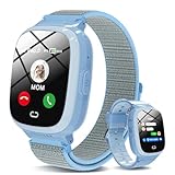 4G Smartwatch Kinder mit GPS und Telefon, Kinder Uhr mit WiFi, SOS, HD Videoanruf, Anrufe, Schulmodus,…