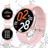 TOPCHANCES Smartwatch für Männer Frauen - Voller Touchscreen Fitness-Uhr mit Anrufannahme/Wahl Herzfrequenz…