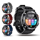 MAPEKS C21PRO Smartwatch für Herren, Smartwatch, mit Anrufen, Militärsport, Smartwatch, Smartwatch,…