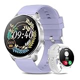 Colesma Smartwatch für iOS- und Android-Telefone,1,32" HD Bluetooth-Smartwatch für Damen mit Anrufannahme/Anruf,…