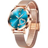 OLEVS Wasserdichte analoge Kleideruhr Watch, Exquisiten mit Diamanten Präzise Zeitmessung, Stilvolle…