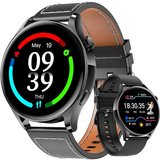 Mutoy Smartwatch für Damen Herren, Fitness Tracker Uhr mit Anruffunktion Smartwatch (1,32" Runde Voll…