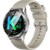 Gontence 1,39-Zoll Herzfrequenz Schlaf Monitor IP67 wasserdichte Smartwatch Smartwatch