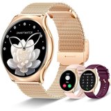 Iaret Eleganz und Funktionalität Smartwatch (1,43 Zoll, Android, iOS), mit Telefonfunktion, Herzfrequenz,…