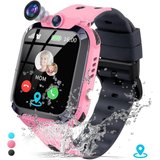 JUBUNRER Kinder mit GPS und Telefon GPS Tracker Smartwatch, mit Telefonuhr Wasserdicht IP68 Armbanduhr…