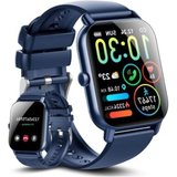 Ddidbi Fur Damen Herren, Mit Telefonfunktion Touchscreen Herzfrequenzmonitor Smartwatch (1.85 Zoll,…