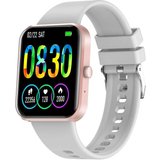findtime Smartwatch (1,83 Zoll, Android, iOS), Sportuhr,Herzfrequenzmesser,Schlafmonitor, Intelligente…
