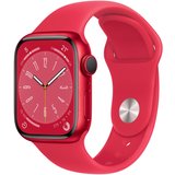 Watch Series 8 GPS 41mm Aluminiumgehäuse (PRODUCT)RED mit (PRODUCT)RED Sportarmband - Regular