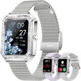 Efolen IP68 Wasserdicht für Frauen Smartwatch (1,59 Zoll, Android / iOS), mit Telefonfunktion Herzfrequenz…