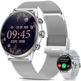 Fsdibst Damen's Telefonfunktion IP67 wasserdicht Fitness-Tracker Smartwatch (1,43 Zoll, Android/iOS),…