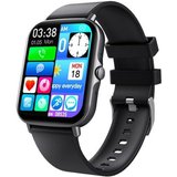 findtime Gesundheits-Tracker-Uhr Smartwatch (1,69 Zoll, Android iOS), Armbanduhr Sport Herzfrequenzmonitor…