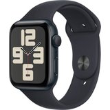 Apple Watch SE GPS 44 mm Aluminium S/M Smartwatch (4,4 cm/1,73 Zoll, Watch OS 10), Sport Band