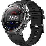 DCU Tecnologic Smartwatch (1,3 Zoll, Android, iOS), Sportmodi,Gesundheitsüberwachung,Lange Akkulaufzeit,Widerstandsfähig
