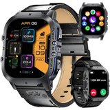 Lige 350mAh Telefonischer IP68 Wasserdicht 129 Sportmodi Fitness Tracker Smartwatch (1,96 Zoll, Android/iOS),…