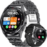 ESFOE Smartwatch (1,39 Zoll, Android iOS), Herren mit telefonfunktion kabelloses sportmodi ip68 wasserdicht