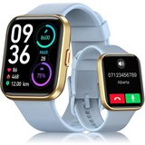 Aeac Smartwatch (1,7 Zoll, Andriod iOS), Damen Touchscreen Fitnessuhr Alexa 60+ Sportmodi Wasserdicht…