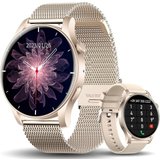 Techtrix Smartwatch (1,43 Zoll, Android, iOS), mit Pulsmesser, Schlafmonitor, SpO2, IP68 wasserdichte…