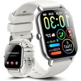 Ddidbi Fur Damen Herren, Mit Telefonfunktion Touchscreen Herzfrequenzmonitor Smartwatch (1.85 Zoll,…