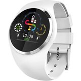 Atlanta Smartwatch (1,25 Zoll, Android, iOS), mit Herzfrequenz Blutdruck Schlaf Schritte Farbdisplay…