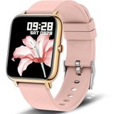 KALINCO für Damen Herren Farbdisplay mit personalisiertem Smartwatch (1,4 Zoll, Andriod iOS), mit Blutdruckmessung,Herzfrequenz,Schlafmonitor…