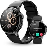 Yuede AMOLED Smartwatch Damen Herren, Neueste Fitness Uhr mit Anruffunktion Smartwatch (1,43-Zoll-AMOLED-HD…