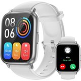 JUNG RUIMEN Smartwatch Damen & Herren Fitnessuhr, mit Bluetooth Smartwatch (4,69 cm/1,85 Zoll) mit Telefon…