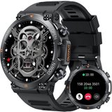 Bedee Smartwatch Herren mit Telefonfunktion 1.39'' HD Touchscreen Uhren Smartwatch (1.39 Zoll, kompatibel…