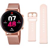 Lotus 50042/1 Smartwatch Set, 2-tlg., mit Wechselarmband aus rosanem Silikon