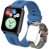 MicLee Smartwatch (1,69 Zoll, Rechteckig), Fitnessuhr Pulsmesser Wasserdicht Armbanduhr Sportuhr Schrittzähler