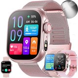 MYSHUN Smartwatch (2,01 Zoll, Android, iOS), mit IP68 Wasserdicht Sportuhr Aktivitätstracker SpO2, 123…