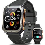 IVSO Smartwatch,Fitness Tracker Uhr für Damen Herren mit Telefonfunktion Smartwatch (Fitnessuhr mit…