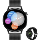 Aliwisdom Smartwatch (1,36 Zoll, Android iOS), Wasserdicht Fitness Tracker für iOS Android Mit Bluetooth…
