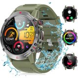 Vbrisi Smartwatch Damen Herren Smartwatch, Fitness Tracker Uhr mit Anrufe Smartwatch (1.43 Zoll) Fitness…
