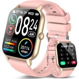 DUSONLAP Bluetooth Anrufe Damen's IP68 Wasserdicht Smartwatch (1,85 Zoll, Android/iOS), Fitness Tracker…