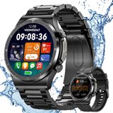 Powerwill Smartwatch Herren (Anruf Texte Rinnerung),1,39 Zoll Smartwatch, Robuste Outdoor Smartwatch…