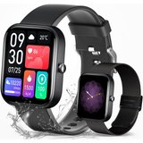 CkeyiN Smartwatch Fitness Tracker Uhr mit Anruffunktion für Damen und Herren, Smartwatch (4.96 cm/1,9…