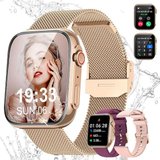 Powerwill Smartwatch für Damen Herren, Sportuhr Smartwatch mit Bluetooth Anrufe Smartwatch (1,91 Zoll)…